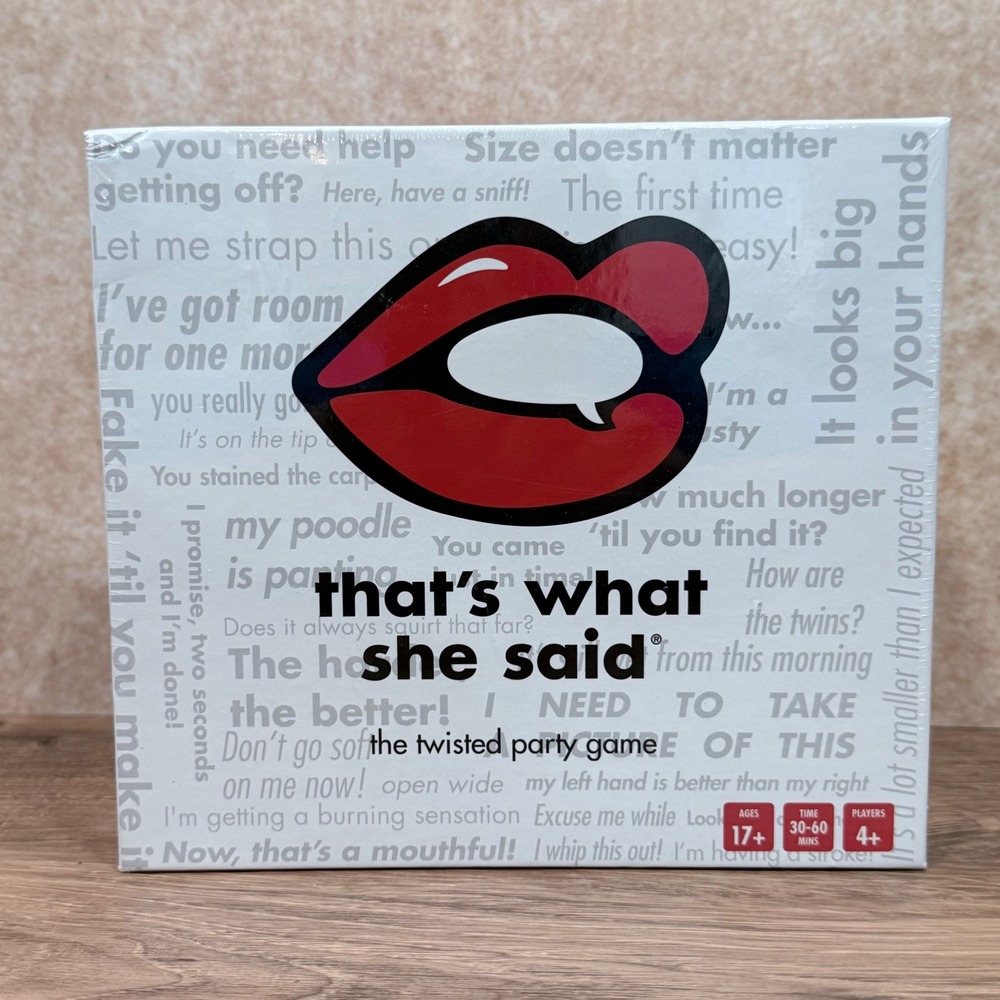 Thats What She Said The Twisted Party Game Adult Card Game New Sealed 400 Phrase